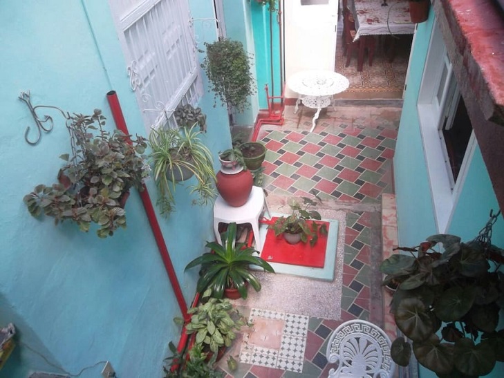 'Patio interior' Casas particulares are an alternative to hotels in Cuba.